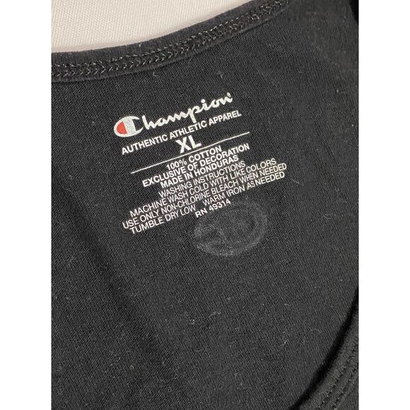 University of Iowa Tank Top Men’s XL Black Yellow Champion Sleeveless Hawkeyes - Picture 5 of 9